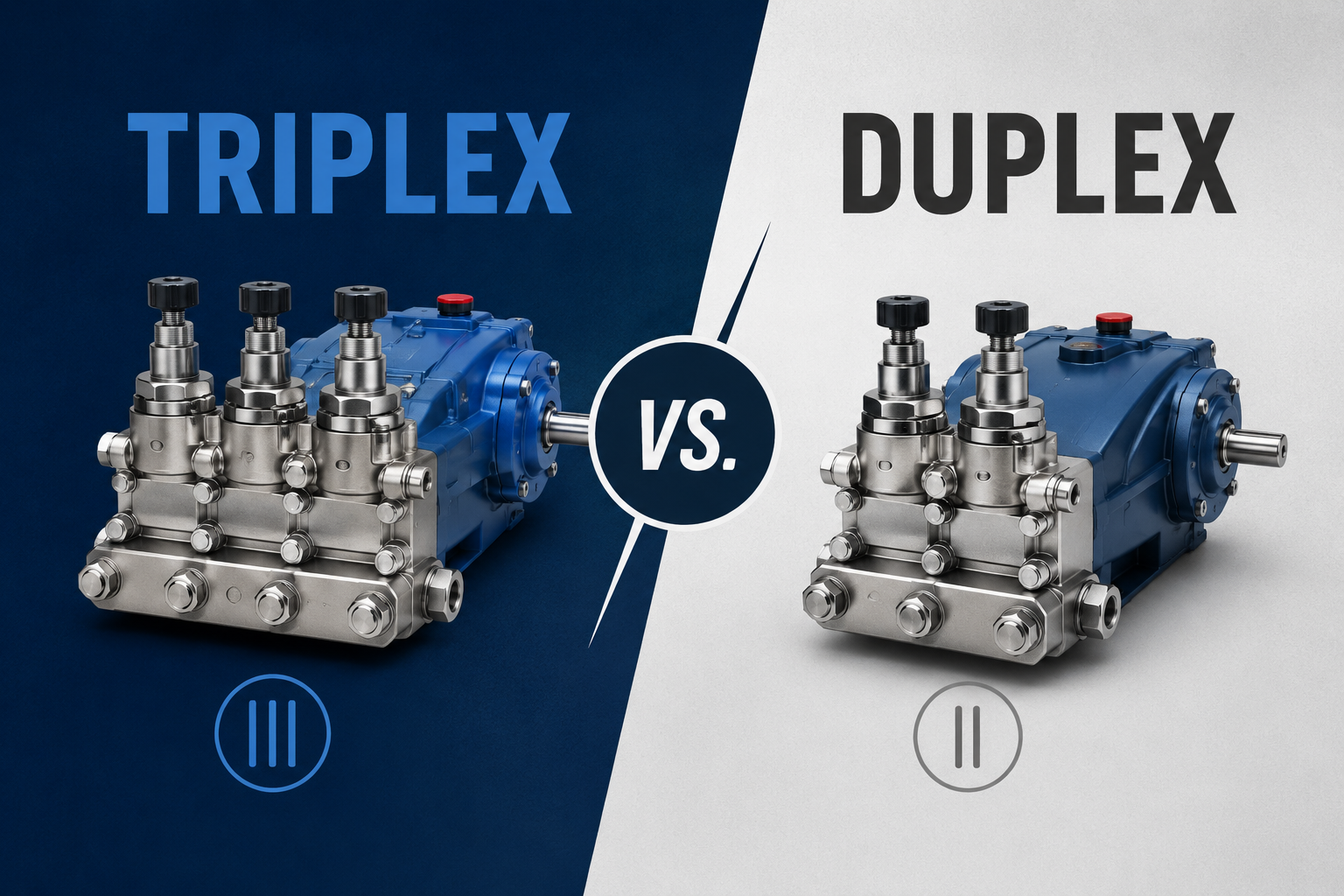 Triplex vs. Duplex Plunger Pumps