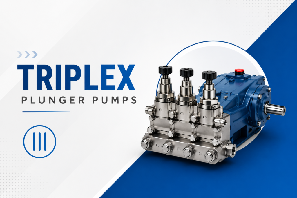 high pressure triplex plunger pump